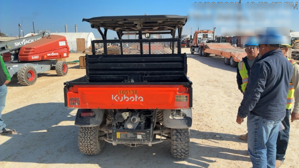 2021 Kubota RTV-X1140W-H Plastic Canopy, Windshield Acrylic Clear, LED Strobe Light, Wire Harness Kit, Back up Alarm