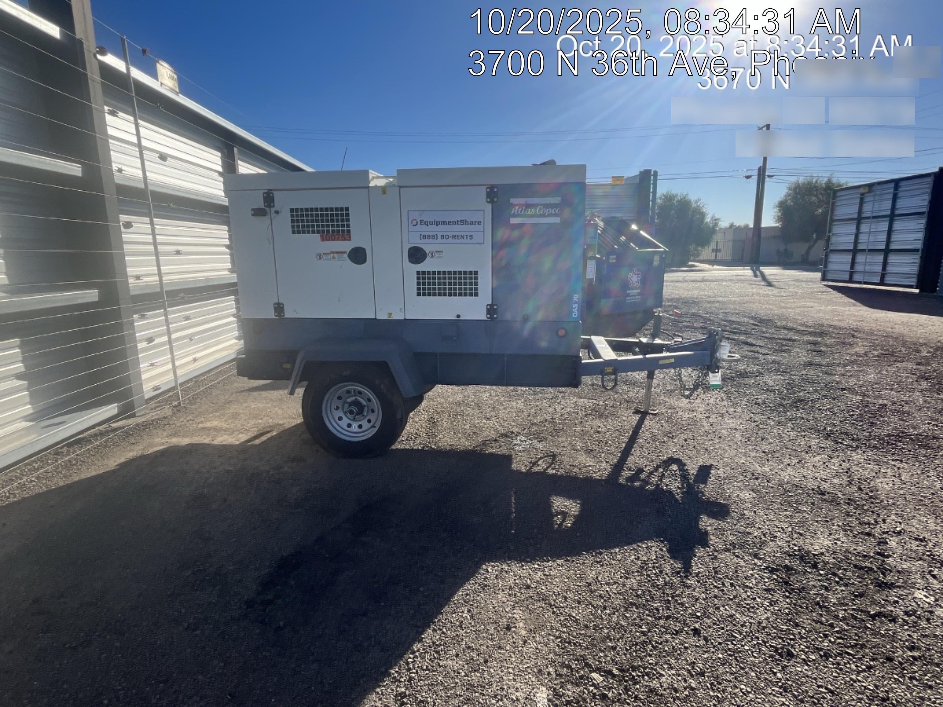 2020 ATLAS COPCO QAS 70