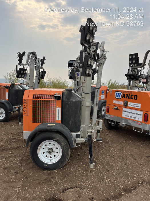 2024 Wanco WLTT-4MM4K Diesel, Deep Sea Controller, Shore Power Plug, Auto Start, (4) 350W LED Floodlights, 4kW Generator, 60 Gal Fuel Tank, 2" Ball, T3