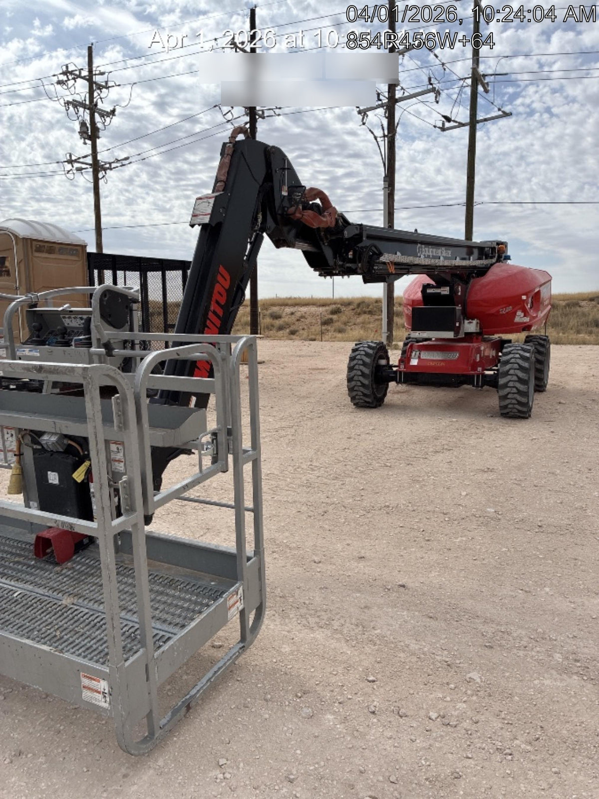 2018 Manitou MTA10055 Manitou MTA10055 - Canopy, Worklights, Beacon, 66" Carriage, 60" Forks, Solid Tires, Aux Hydraulics