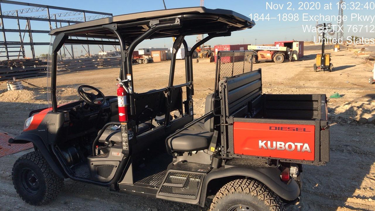 2020 Kubota RTV-X1140 4 Seat UTV, 4WD, Canopy, Standard Rental Spec