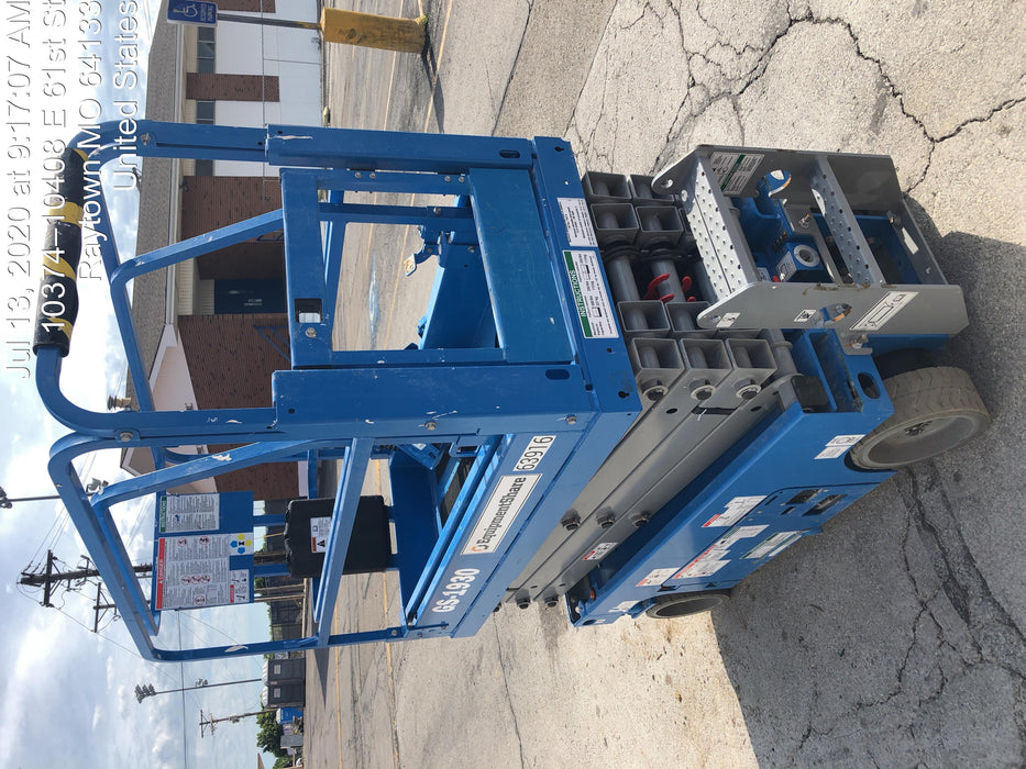 2020 Genie GS-1930 Solid Non Marking Tires, Beacon, Folding rails with half height swing gate