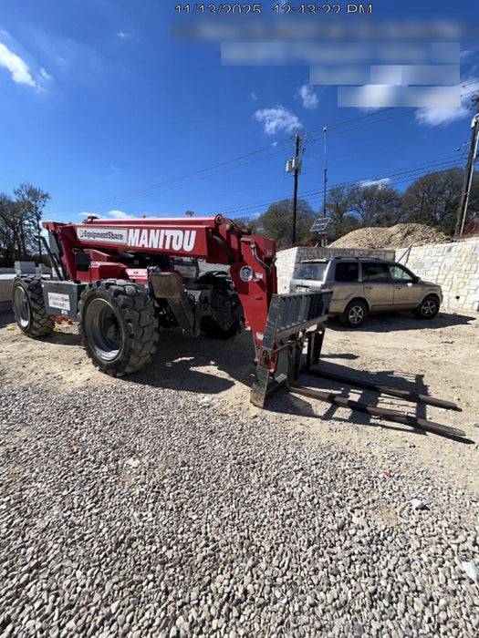 2018 Manitou MTA10055 MTA10055 - 74 HP T4, Canopy, Worklights/Strobe, Beacon, 66" Carriage, 60" Forks, Solid Tires, Lift Hook, Aux Hydraulics