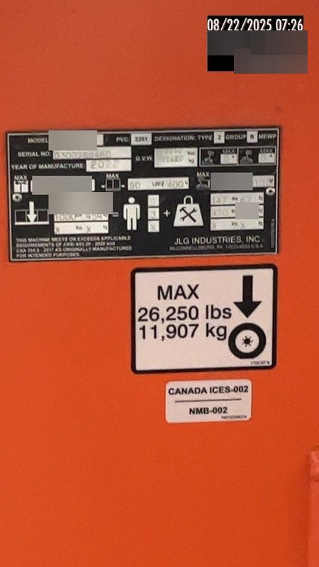 2022 JLG 1350SJP