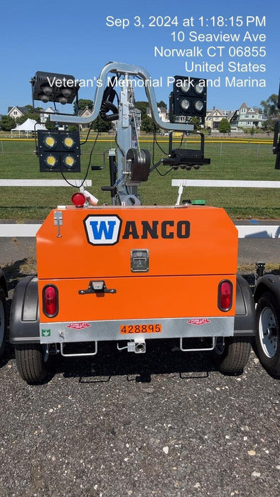 2024 Wanco WLTT-4MM4K Diesel, Deep Sea Controller, Shore Power Plug, Auto Start, (4) 350W LED Floodlights, 4kW Generator, 60 Gal Fuel Tank, 2" Ball, T3
