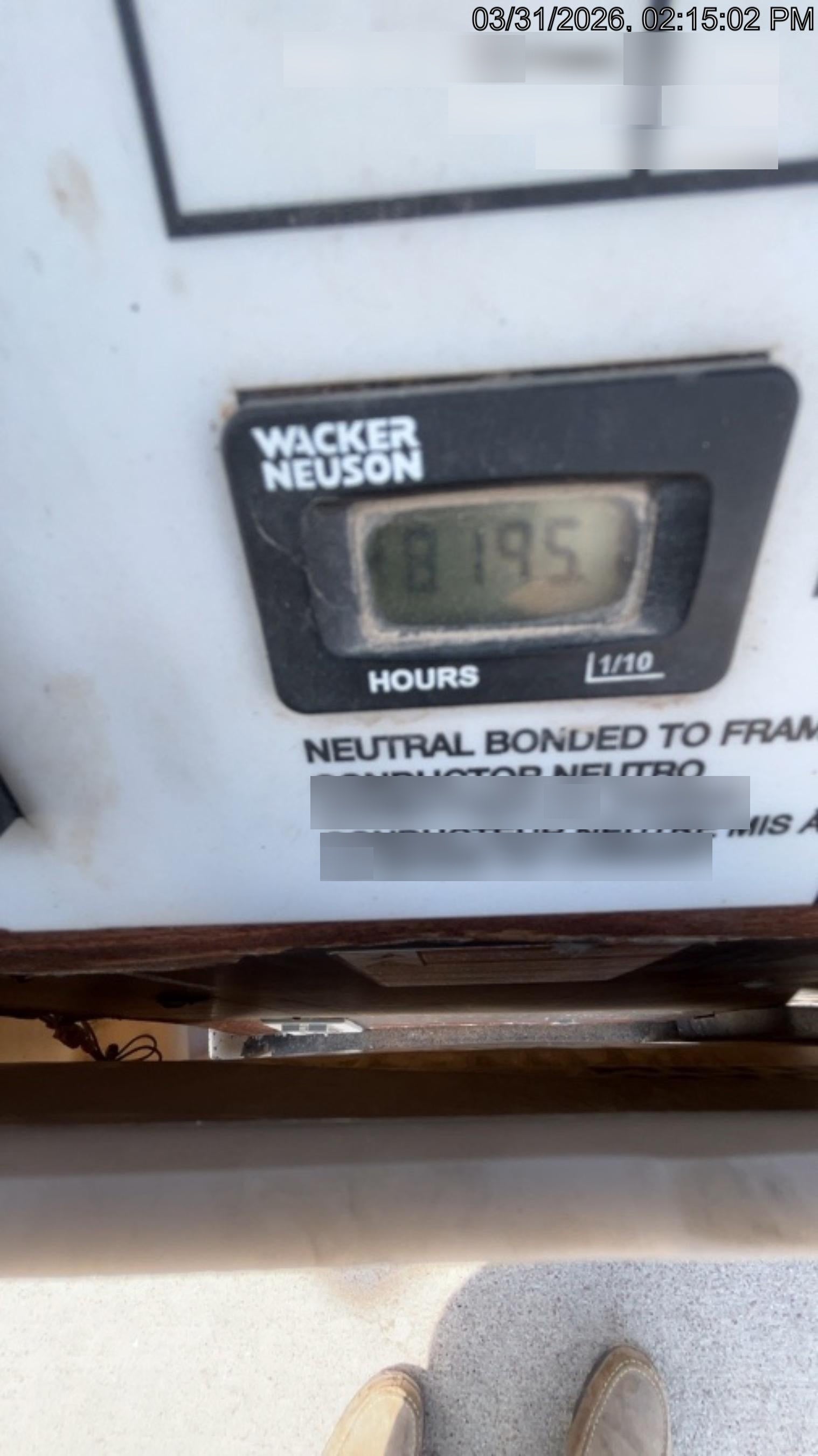 2019 Wacker Neuson LTV6L-MH Wacker Neuson LTV6L Mobile Light Tower w/Fuel Level Sensor Installed
