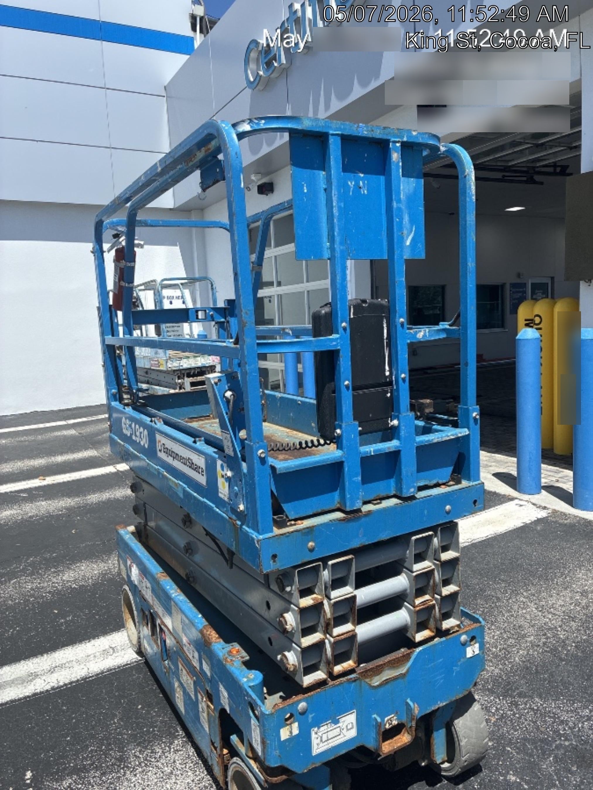 2020 Genie GS-1930 Solid Non Marking Tires, Beacon, Folding rails with half height swing gate