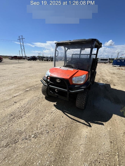 2022 Kubota RTV-X1140W-H Plastic Canopy, Windshield Acrylic Clear, LED Strobe Light, Wire Harness Kit, Back up Alarm