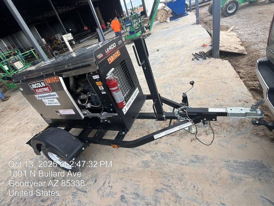 2024 Lincoln Electric LE400 Kubota V1505, Trlr, Cable Rack, Light Kit, ES Decals, T3