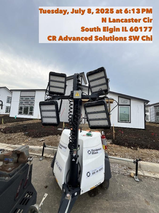 2024 Generac MLT2 Diesel, Flex Switch 120V Input, Powerzone Controller, 
(4) 320W LED Lights, 4kW Generator, 39.9 Gal Fuel Tank, 2" Ball, T3