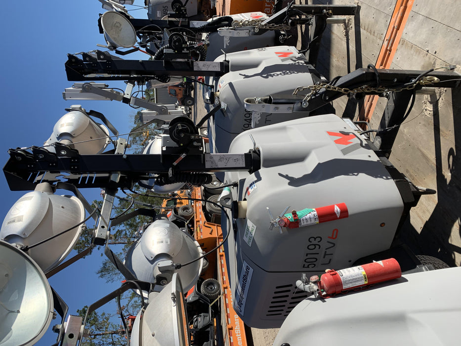 2019 Wacker Neuson LTV6L-MH Mobile Light Tower w/Fuel Level Sensor Installed