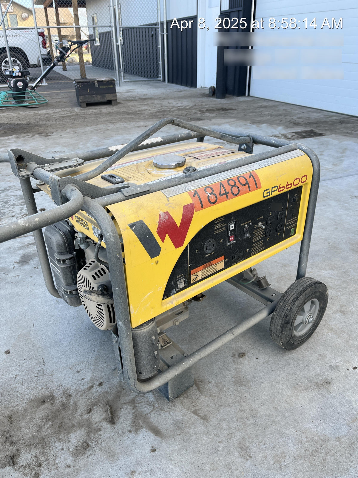 2021 WACKER NEUSON GP6600A