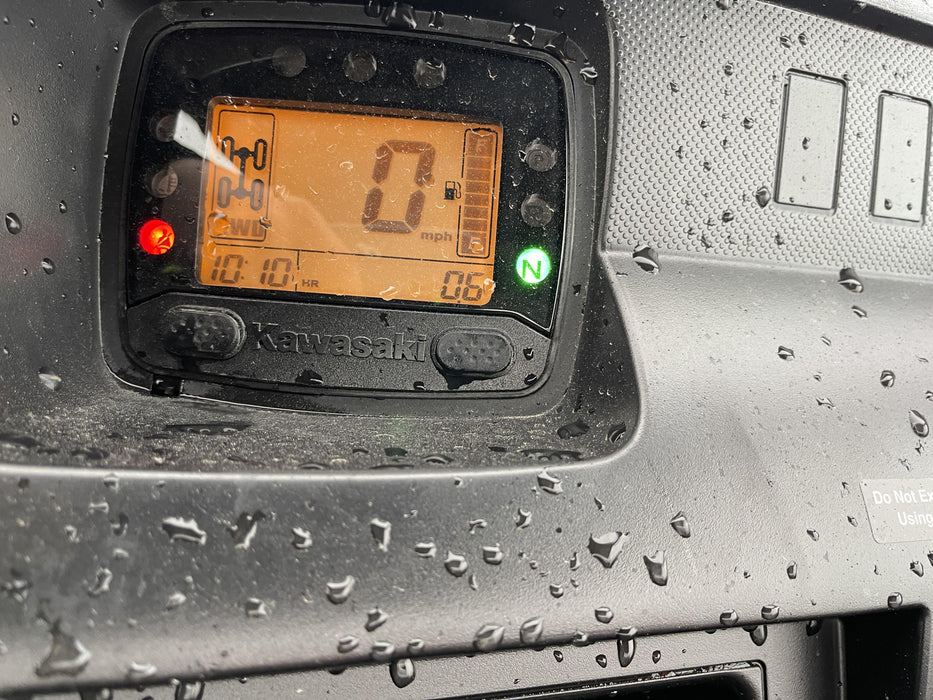 2022 Kawasaki Mule PRO-DXT Standard Options, Backup Alarm, Beacon, Plastic Hard Top, Poly Windshield, Horn Kit