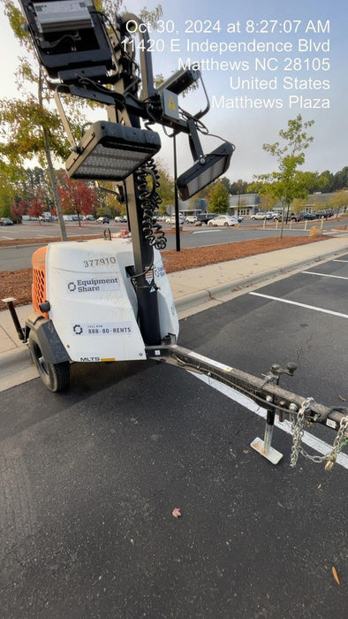 2023 Generac MLT2 Diesel, Flex Switch 120V Input, Powerzone Controller, 
(4) 320W LED Lights, 4kW Generator, 39.9 Gal Fuel Tank, 2" Ball, T3