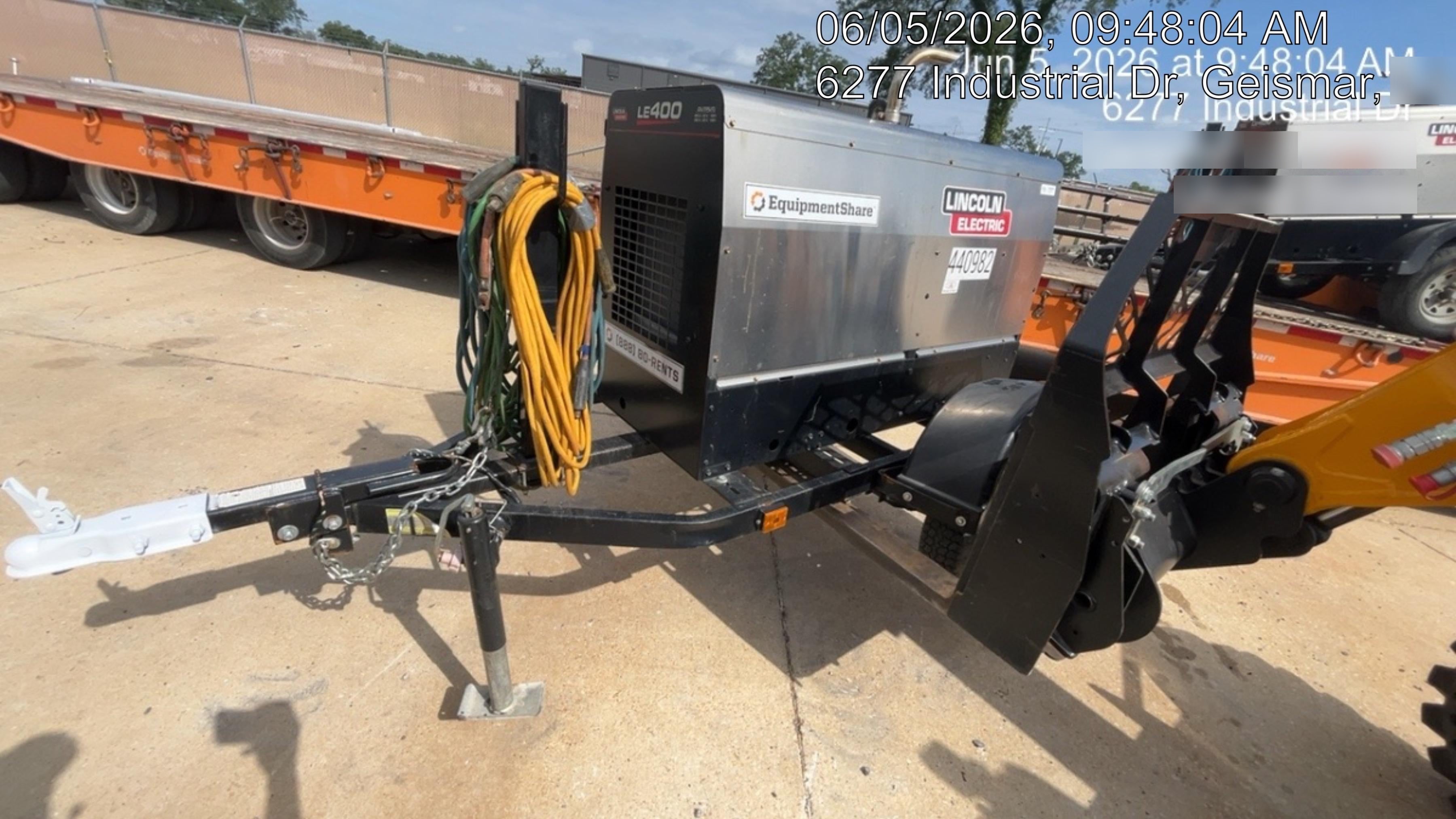2024 Lincoln Electric LE400 Kubota V1505, Trlr, Cable Rack, Light Kit, ES Decals, T3