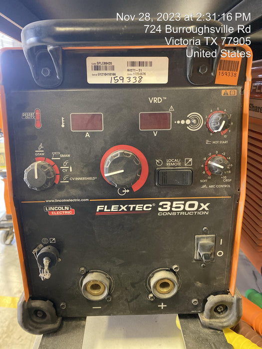 2021 LINCOLN ELECTRIC FLEXTEC 350X