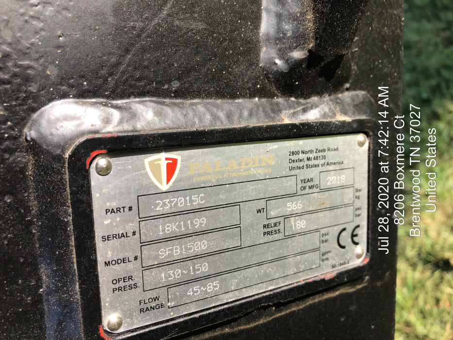 2020 PALADIN SFB1500