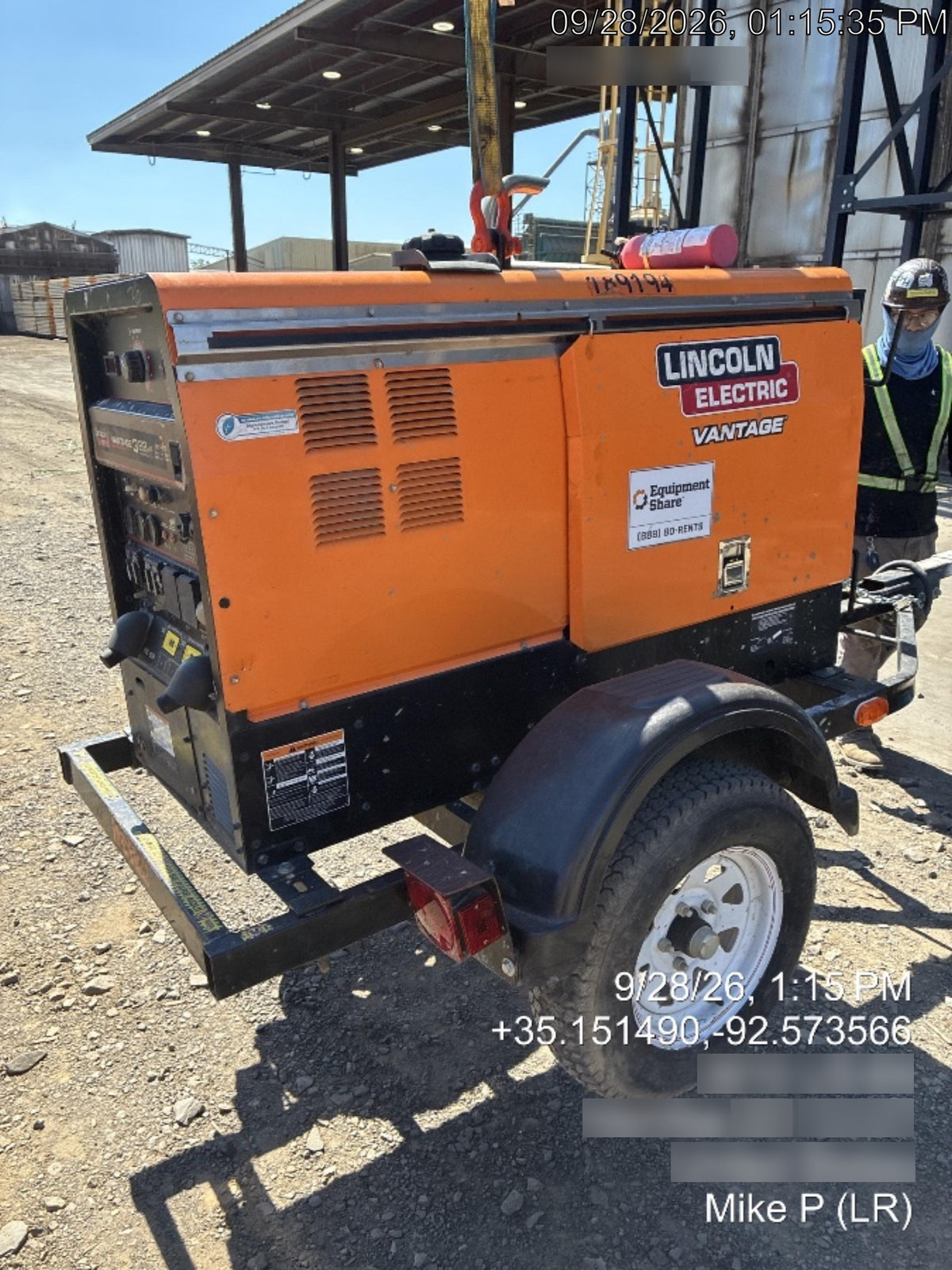 2021 Lincoln Electric Vantage 322 VANTAGE 322 READY-PAK 3
