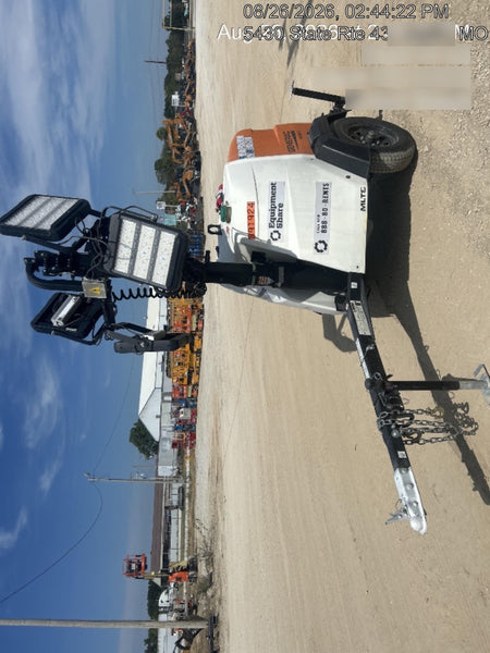 2024 Generac MLT2 Diesel, Flex Switch 120V Input, Powerzone Controller, 
(4) 320W LED Lights, 4kW Generator, 39.9 Gal Fuel Tank, 2" Ball, T3