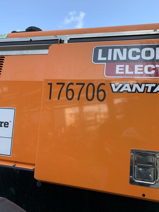 2021 Lincoln Electric Vantage 322 Vantage 322 Ready Pak 3 w/ Decals, ORANGE (includes trailer, cable rack, fender light kit) NO Telematics