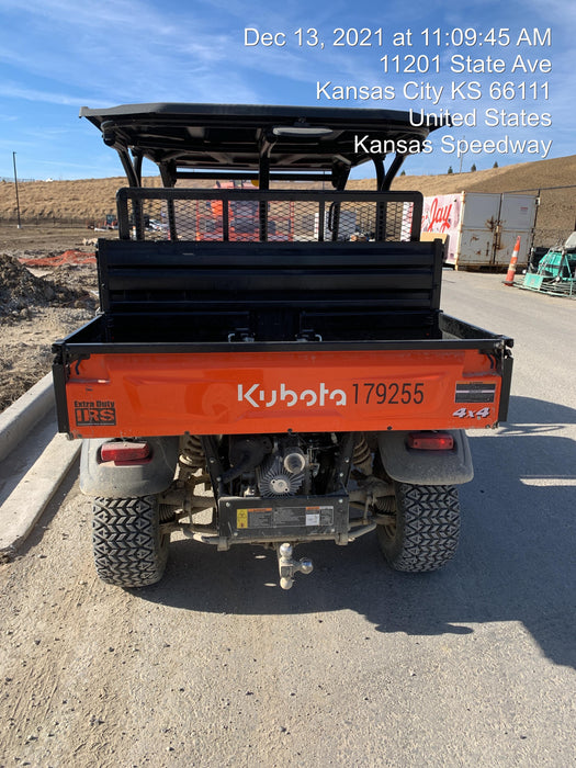 2022 Kubota RTV-X1140W-H Plastic Canopy, Windshield Acrylic Clear, LED Strobe Light, Wire Harness Kit, Back up Alarm