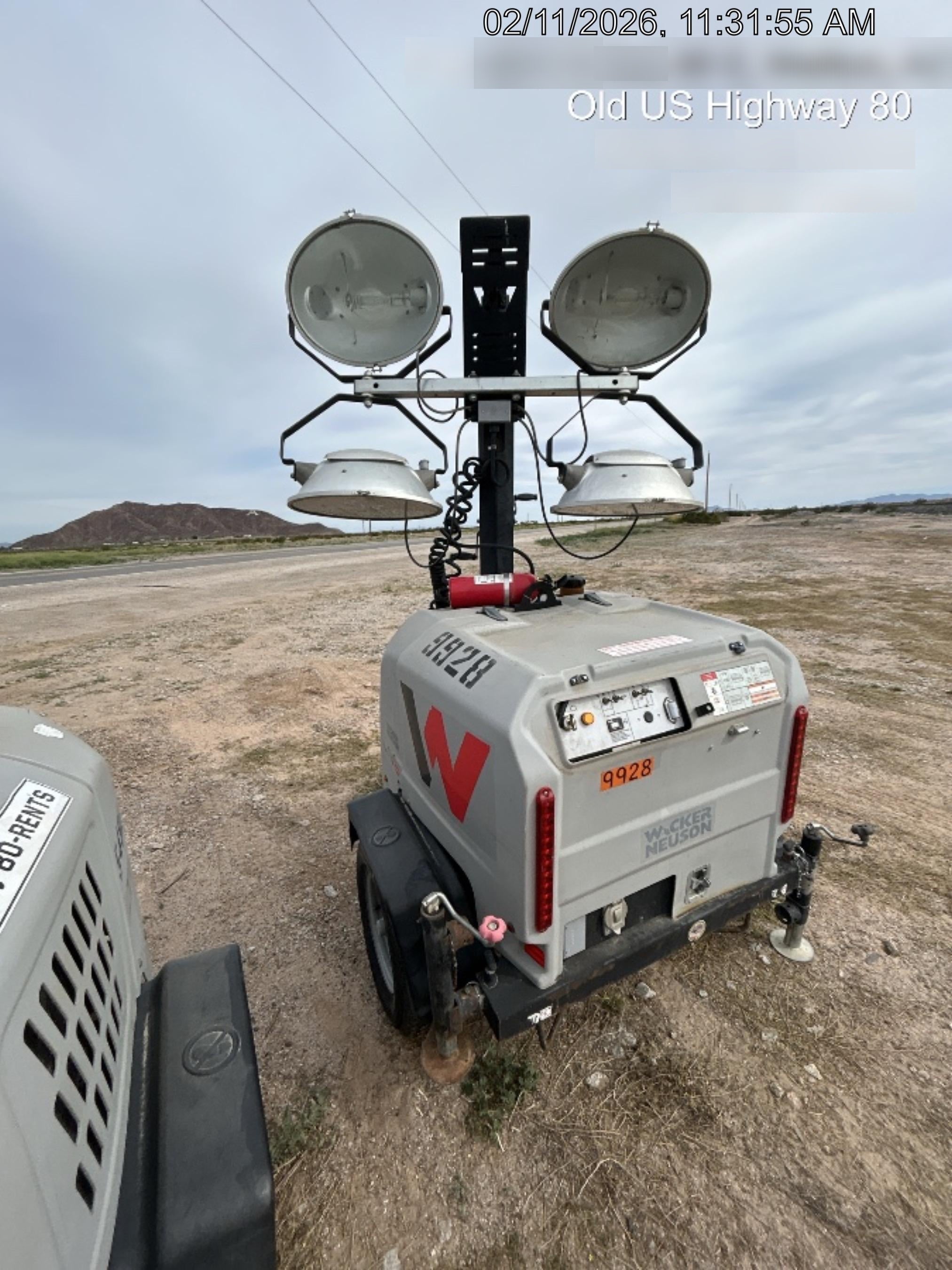 Wacker Neuson LTV6K-MH Wacker Neuson LTV6K Towable Light Tower