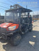Kubota RTV-X1140W-H 4wd Utility Cart, 4 Seat, Diesel, LED Strobe, Windshield Tempered Glass, Plastic Canopy, Wire Harness Kit, Backup Alarm
