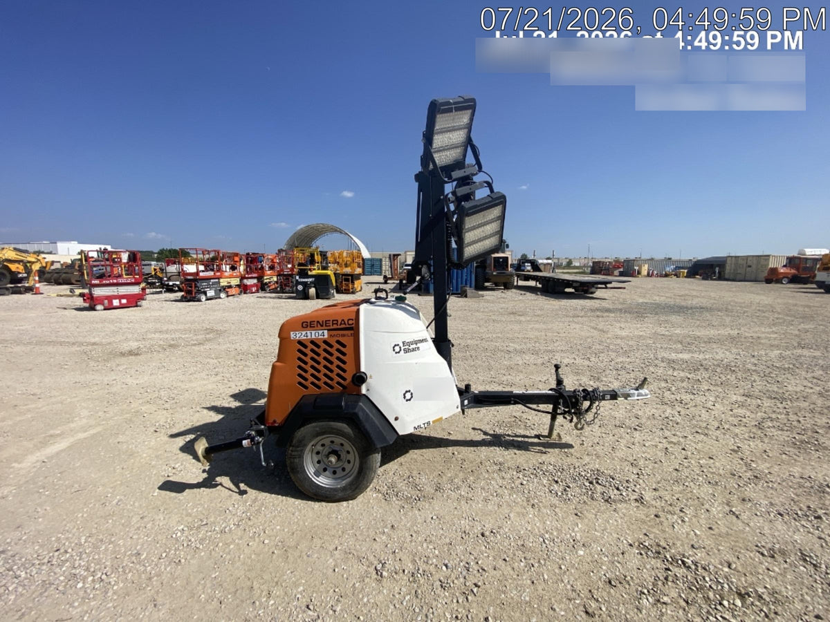 2023 Generac MLT2 Diesel, Flex Switch 120V Input, Powerzone Controller, (4) 320W LED Lights, 4kW Generator, 39.9 Gal Fuel Tank, 2" Ball, T3