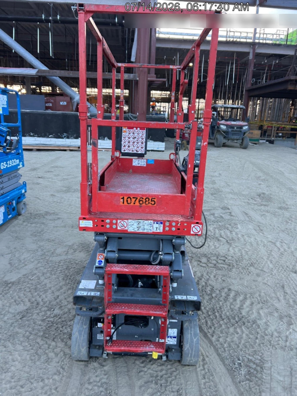2020 Skyjack SJIII-3219 Solid NM Tires, Half height spring hinged entry gate, Dual Beacons, 800W Inverter