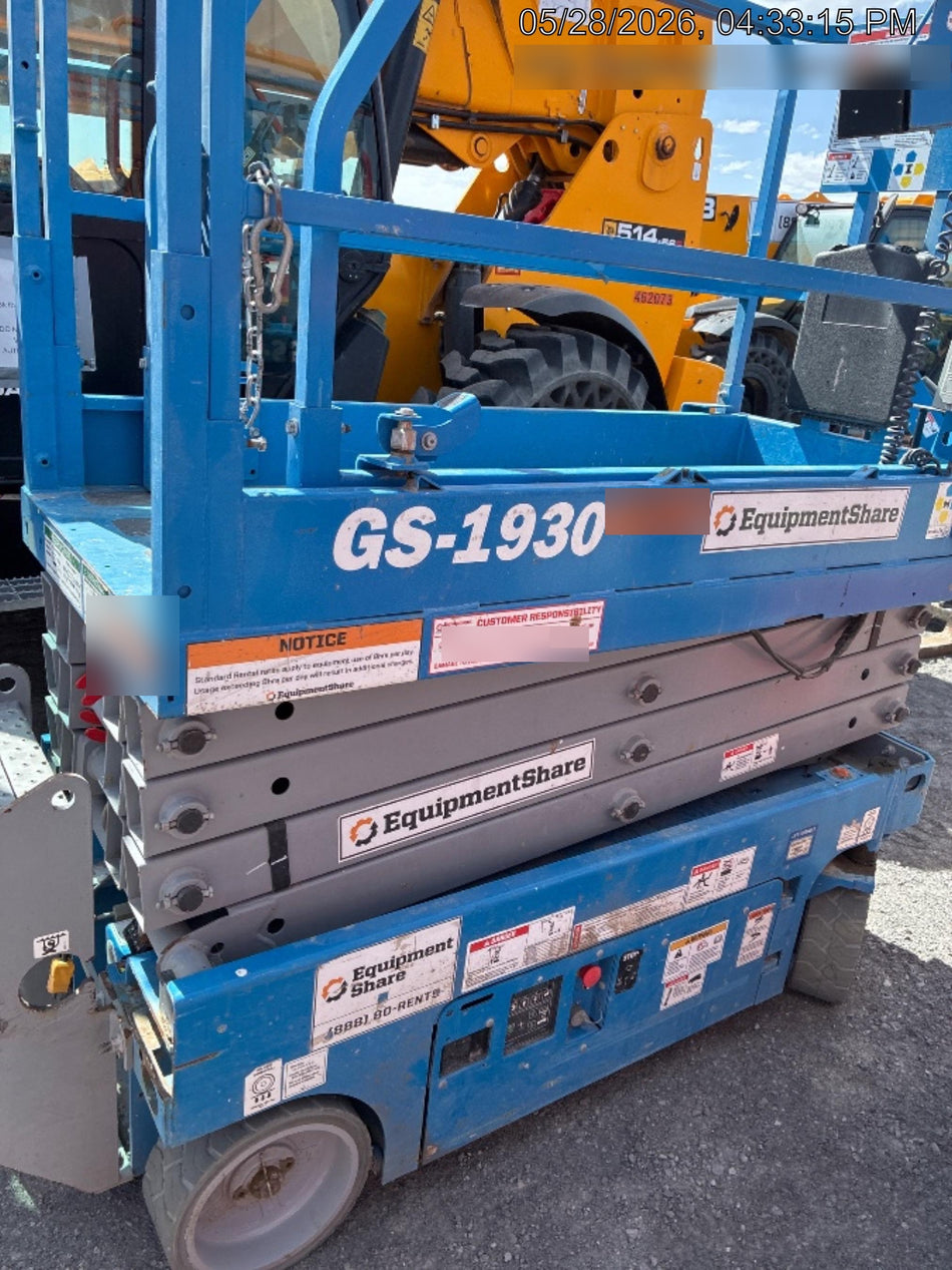 2020 Genie GS-1930 Fixed rails with chain entry gate - Pre A92.20