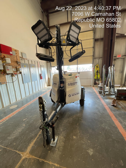 2023 Generac MLT2 Diesel, Flex Switch 120V Input, Powerzone Controller, (4) 320W LED Lights, 4kW Generator, 39.9 Gal Fuel Tank, 2" Ball, T3