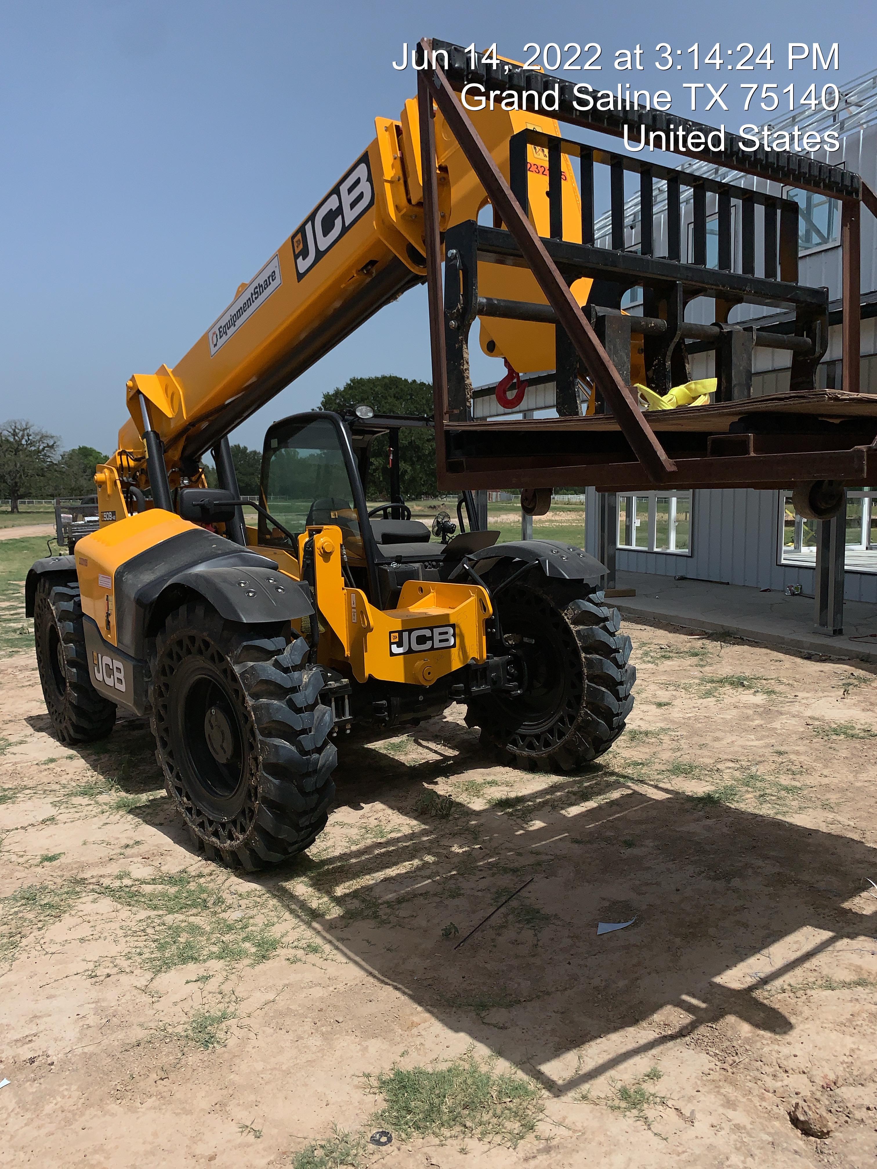 2022 JCB 509-42 74Hp Dsl, Canopy, Sld Tires, LED WL, Bcn, L Hook, EST