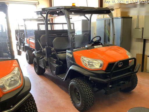 2021 Kubota RTV-X1140W-H Plastic Canopy, Windshield Acrylic Clear, LED Strobe Light, Wire Harness Kit, Back up Alarm
