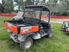 2019 Kubota RTV-X900 4wd Utility Cart, LED Strobe, Windshield Tempered Glass, Plastic Canopy, Backup Alarm