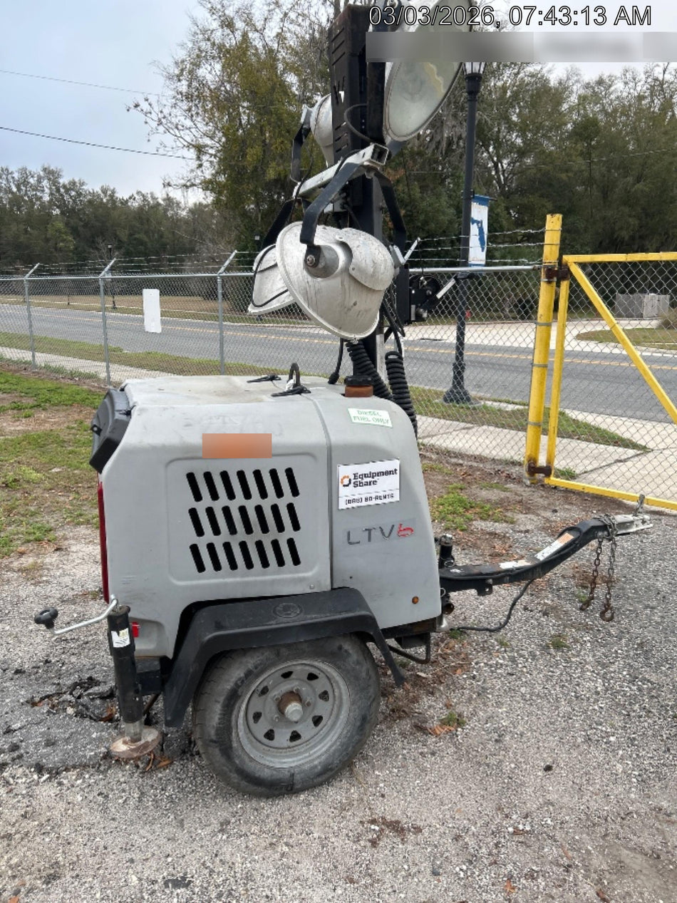 2019 Wacker Neuson LTV6L-MH Wacker Neuson LTV6L Mobile Light Tower w/Fuel Level Sensor Installed
