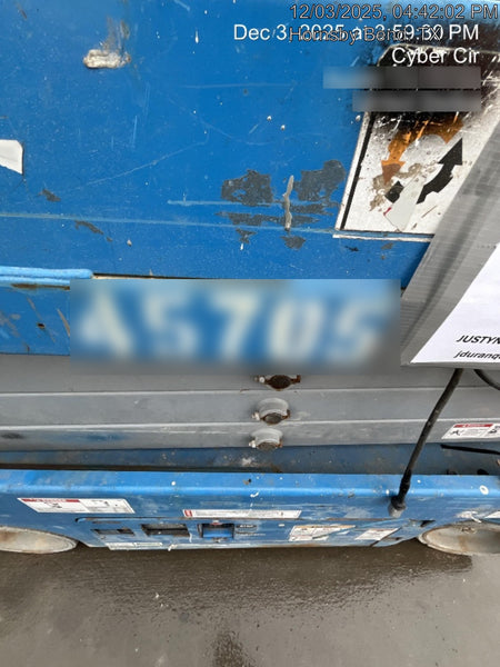 2019 Genie GS-1930 Fixed rails with chain Entry