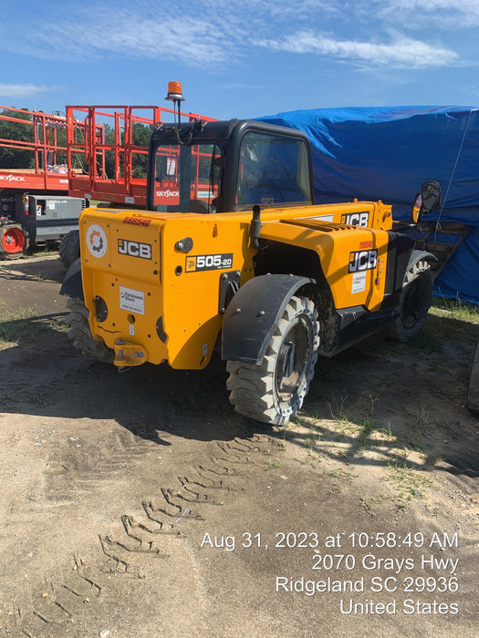 2021 JCB 505-20TC 74Hp Dsl, Canopy, Sld Tires, LED WL, Bcn