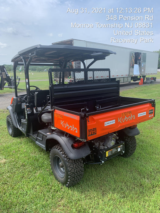 2021 Kubota RTV-X1140W-H Plastic Canopy, Windshield Acrylic Clear, LED Strobe Light, Wire Harness Kit, Back up Alarm