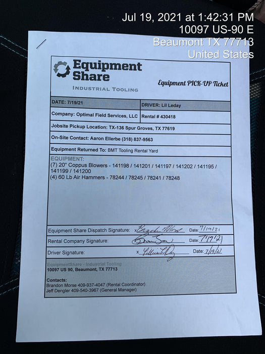 2021 MICHIGAN PNEUMATIC JF20