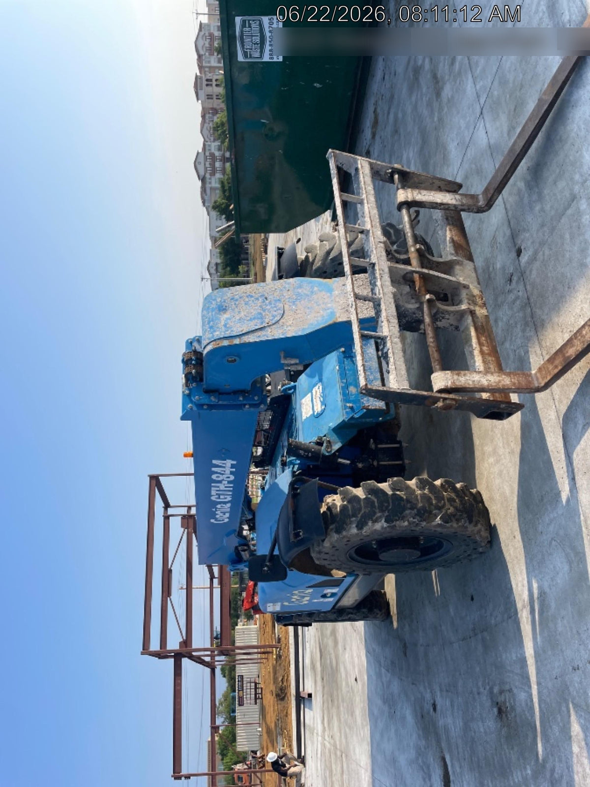 2017 Genie GTH-844 Solid Tires, Open Cab
