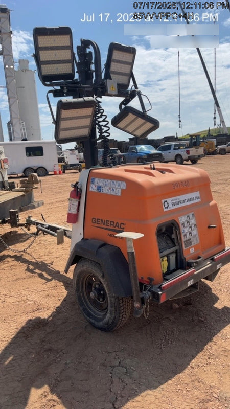 2024 Generac MLT2 Diesel, Flex Switch 120V Input, Powerzone Controller, 
(4) 320W LED Lights, 4kW Generator, 39.9 Gal Fuel Tank, 2" Ball, T3