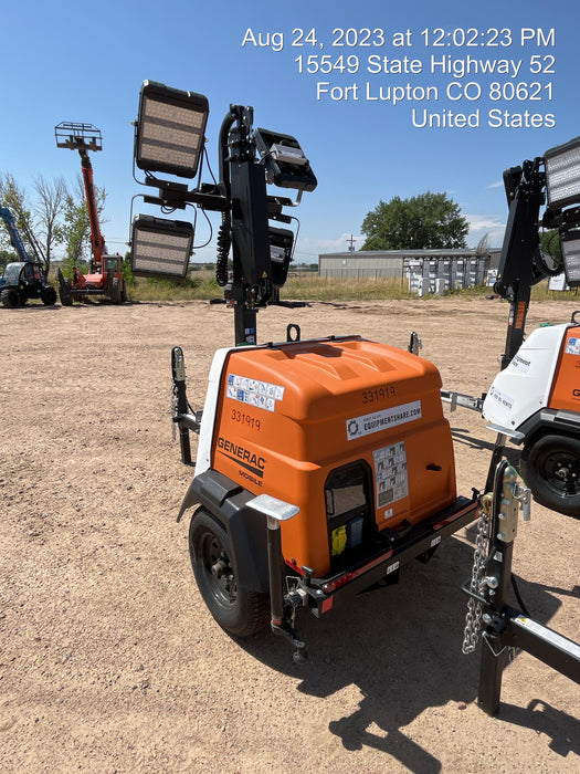 2023 Generac MLT2 Diesel, Flex Switch 120V Input, Powerzone Controller, (4) 320W LED Lights, 4kW Generator, 39.9 Gal Fuel Tank, 2" Ball, T3