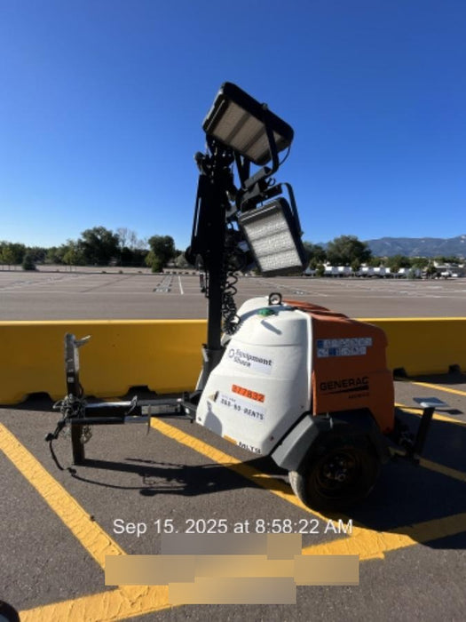 2023 Generac MLT2 Diesel, Flex Switch 120V Input, Powerzone Controller, 
(4) 320W LED Lights, 4kW Generator, 39.9 Gal Fuel Tank, 2" Ball, T3