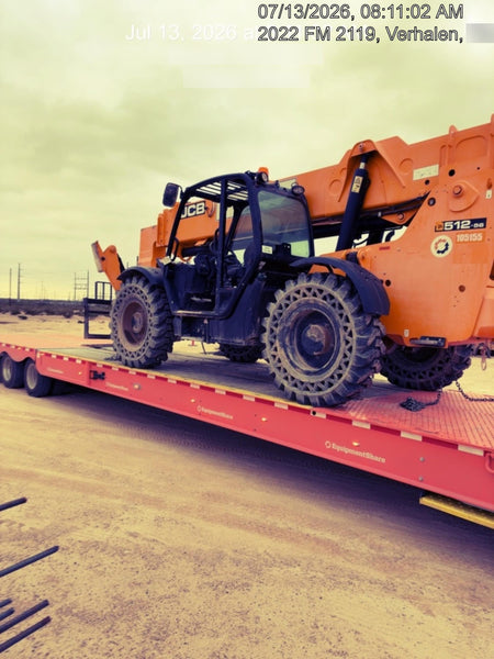 2020 JCB 512-56 Canopy, 74Hp, Solid Tires, Work Lights, Beacon, Aux Hydraulics, Back up Alarm, Lifting Eye, ES Decals
