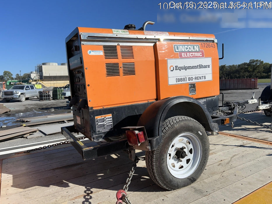 2021 Lincoln Electric Vantage 322 Vantage 322 Ready Pak 3 w/ Decals, ORANGE (includes trailer, cable rack, fender light kit) NO Telematics