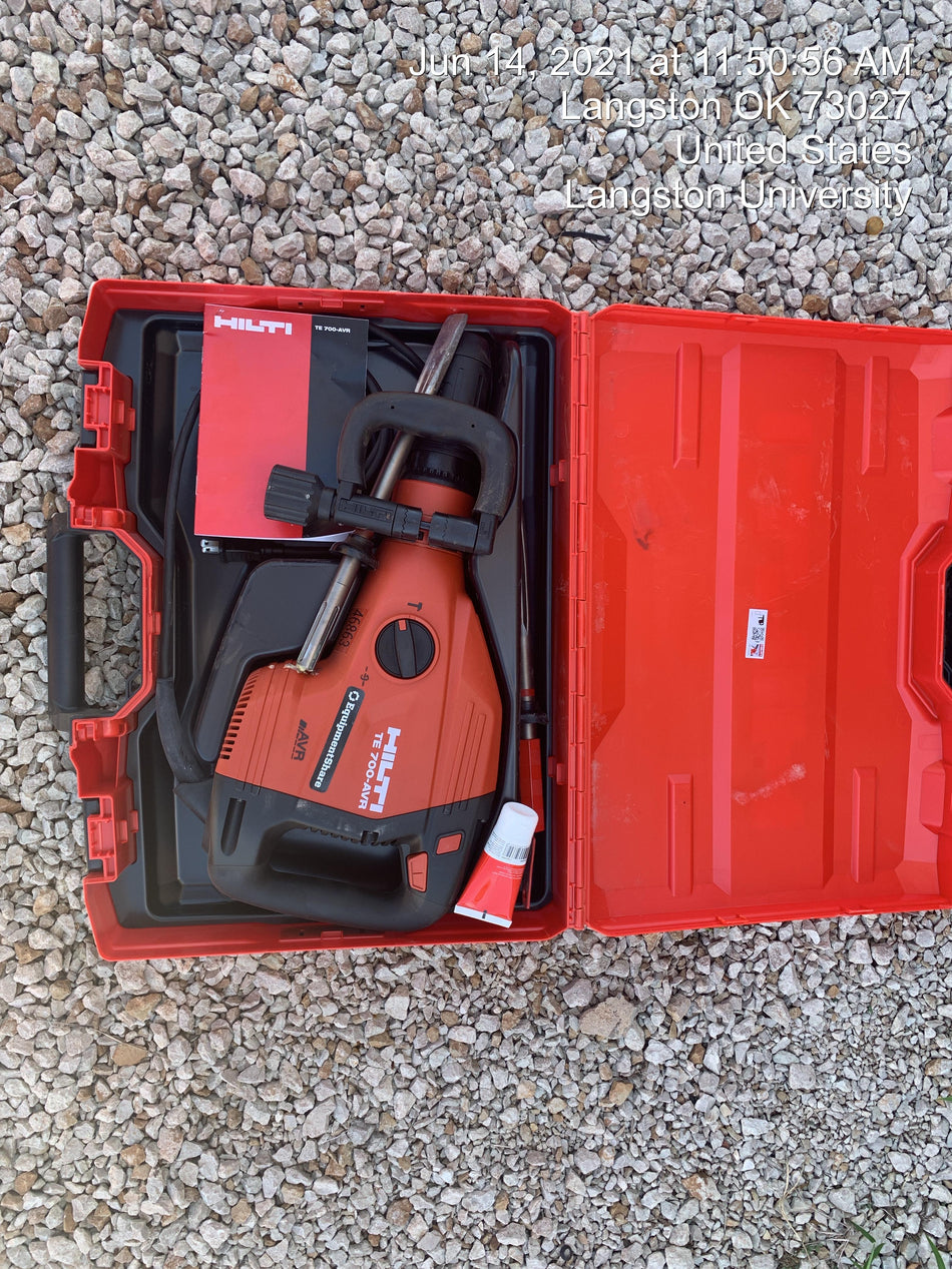 2019 HILTI TE 700-AVR