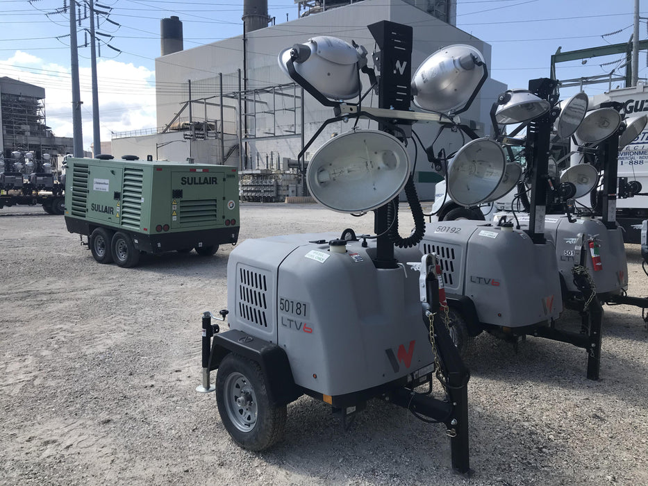 2019 Wacker Neuson LTV6L-MH Mobile Light Tower w/Fuel Level Sensor Installed