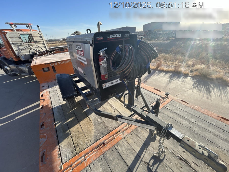 2024 Lincoln Electric LE400 Kubota V1505, Trlr, Cable Rack, Light Kit, ES Decals, T3