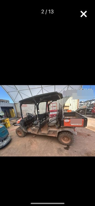 2022 Kubota RTV-X1140W-H Plastic Canopy, Windshield Acrylic Clear, LED Strobe Light, Wire Harness Kit, Back up Alarm
