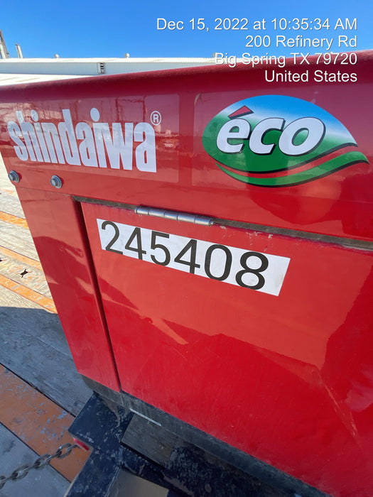 2022 Shindaiwa DGW400MDL Kubota D902 Engine, 23 HP, Dual Op Welder, Wire, Arc, Droop Stick, Tig, and CC Stick Functionality, Simulphase, 3 Phase and 1 Phase Gen Output, Single Axle NB Trlr, Slr Trckl Chrg 12V 12W, Fire Ext